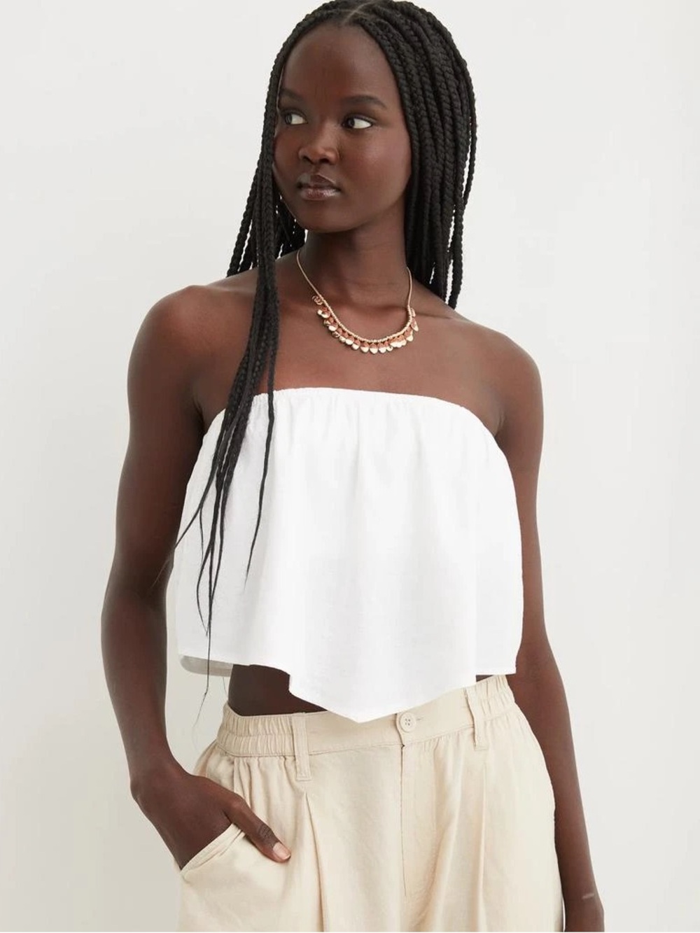 aerie blue pool to party tube top